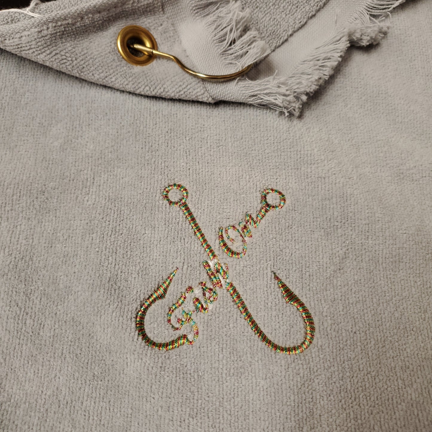 Decorated Hand Towels with Clamp