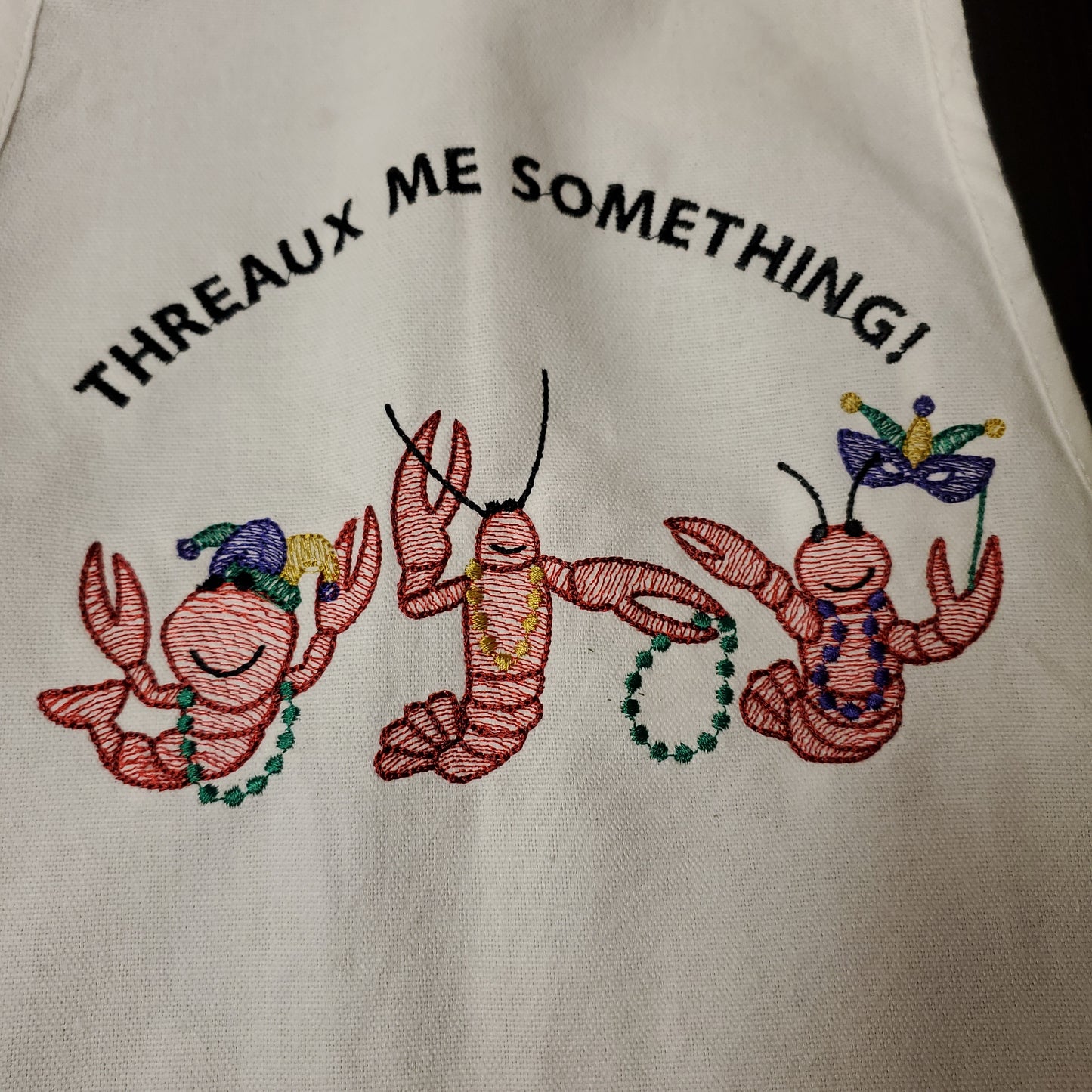 Adult Embroidery Apron