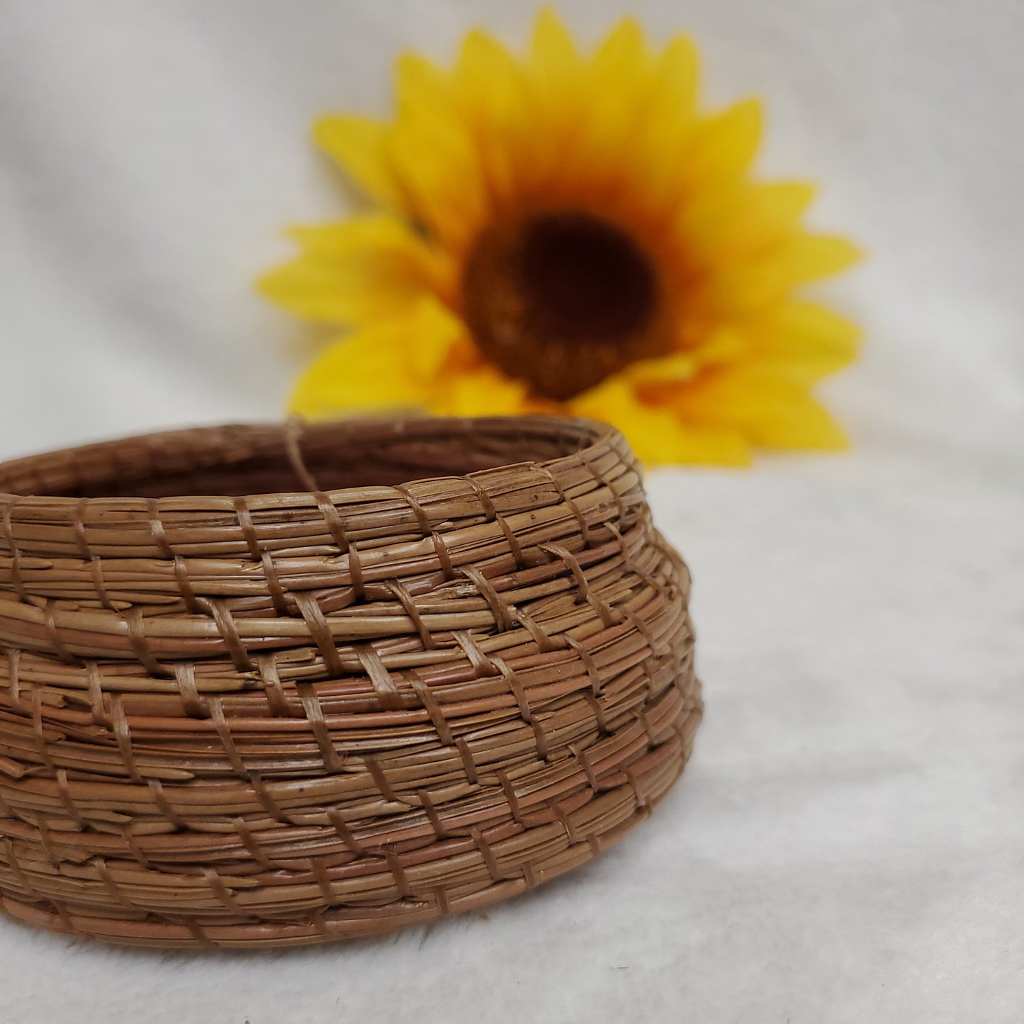 Beaded Pine Needle Baskets
