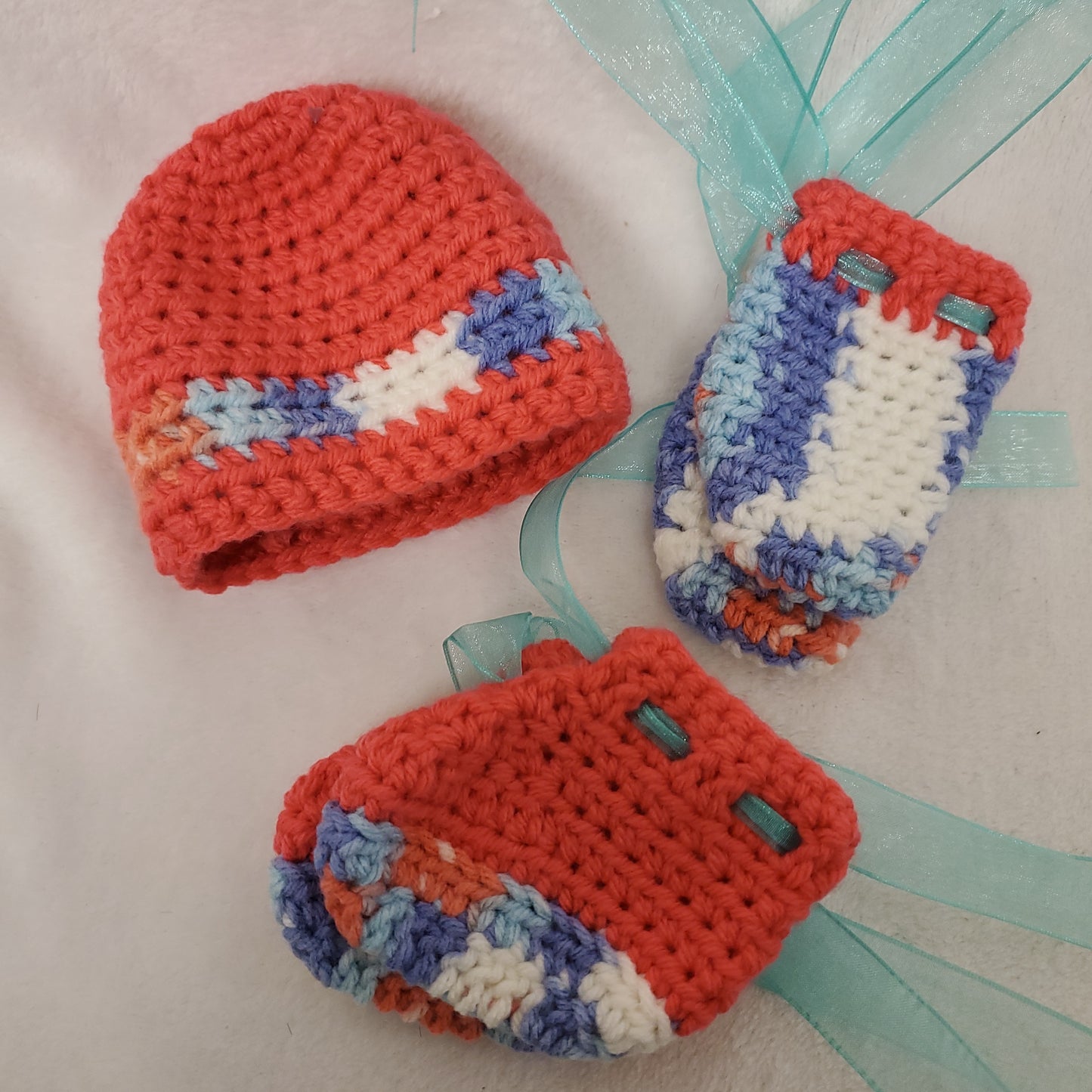 Newborn Hat, Mitten, and Bootie Sets