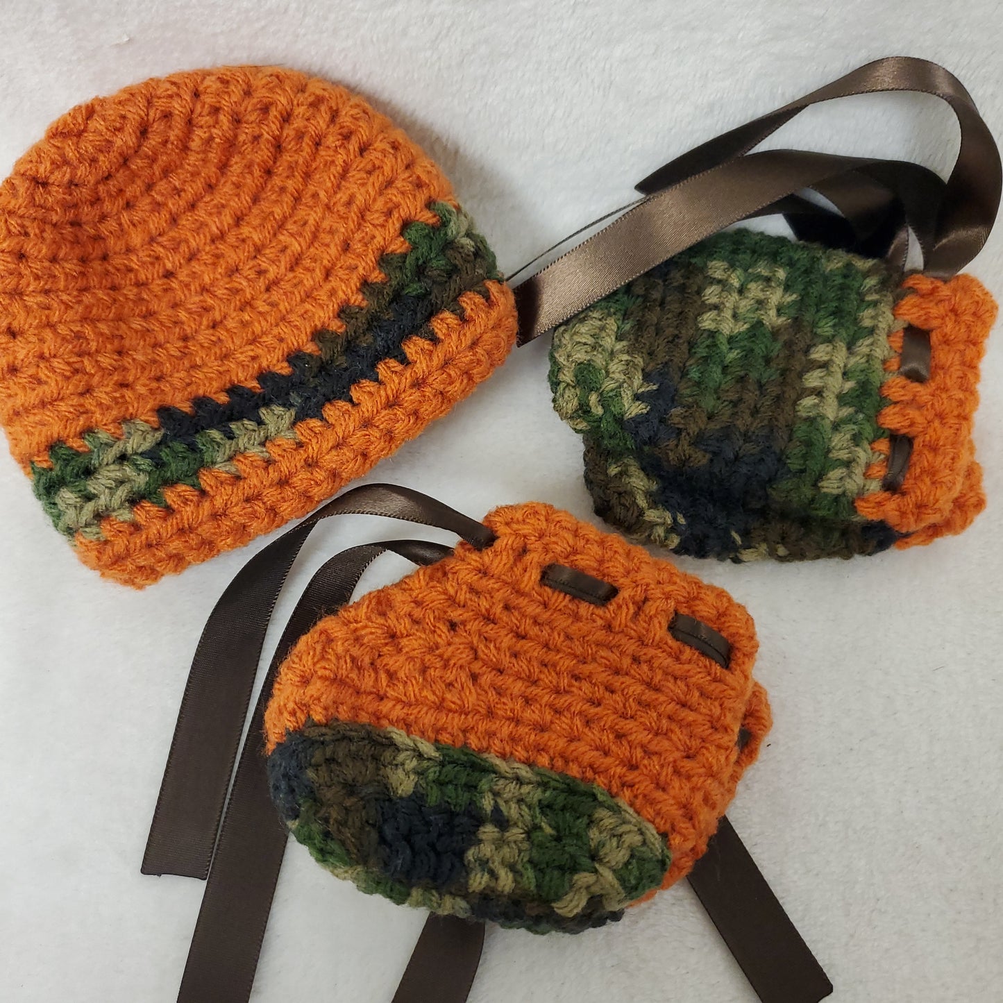 Newborn Hat, Mitten, and Bootie Sets