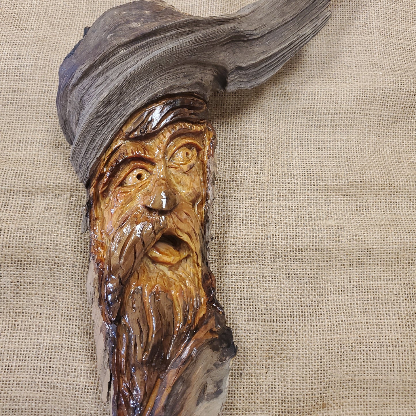 Large Asymmetrical Wood Carvings