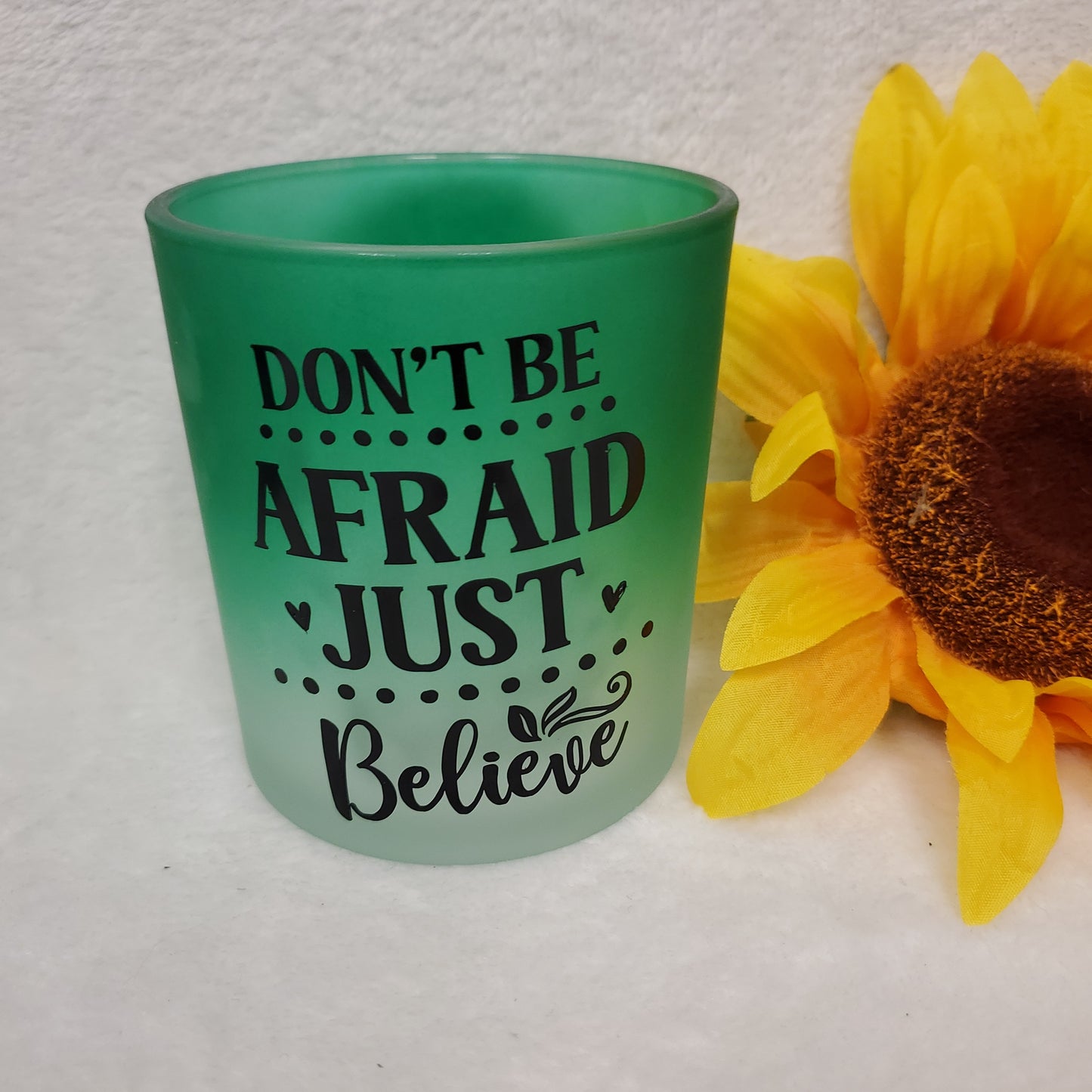 Green Candle Holders