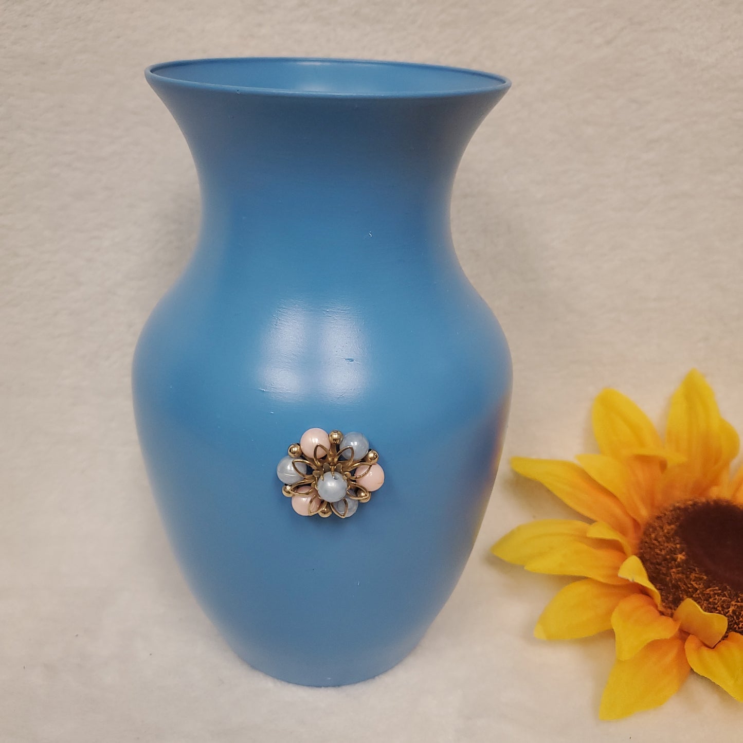 Rustic Kitchen Table Centerpiece, Vintage Style Vase - Home Decor