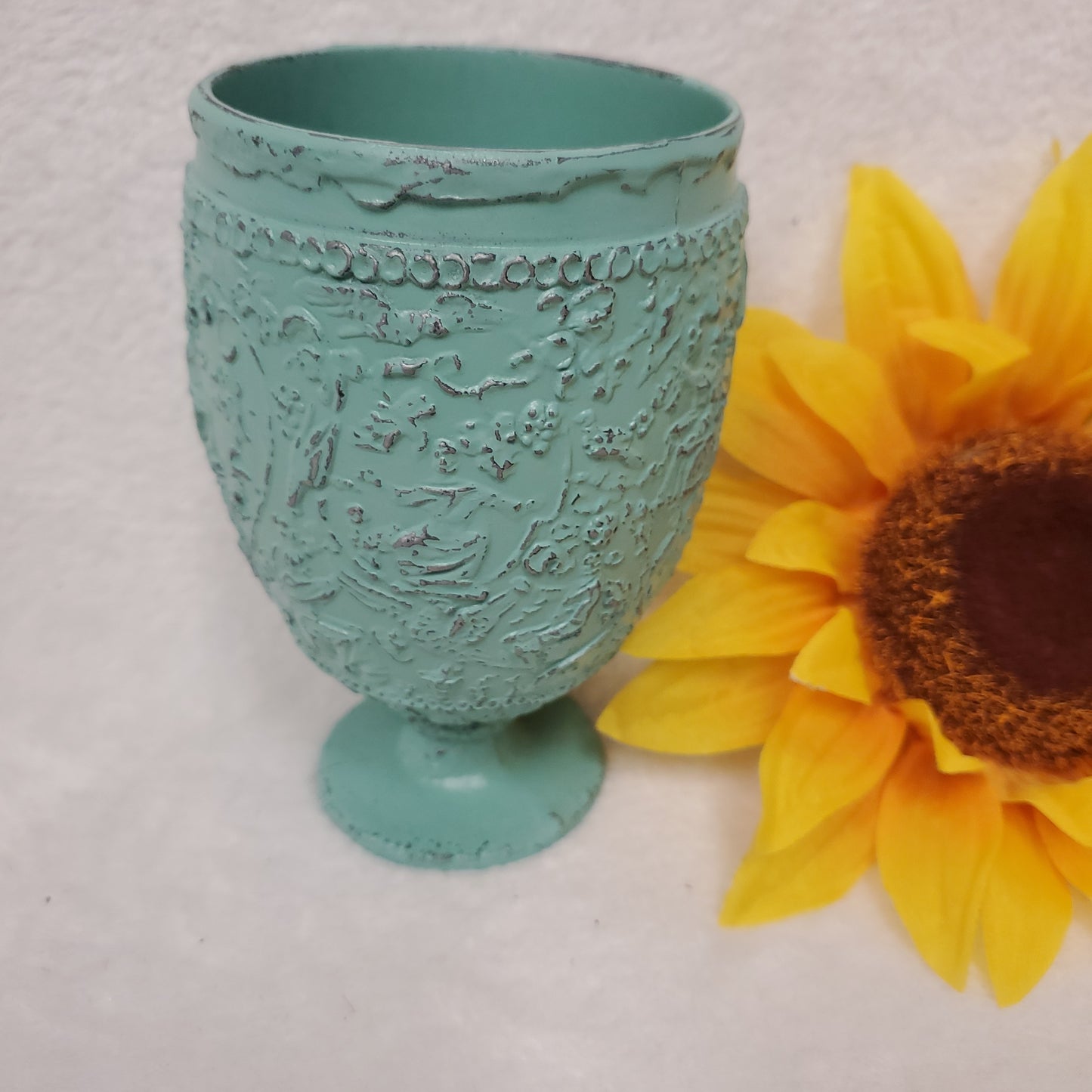 Rustic Kitchen Table Centerpiece, Vintage Style Vase - Home Decor
