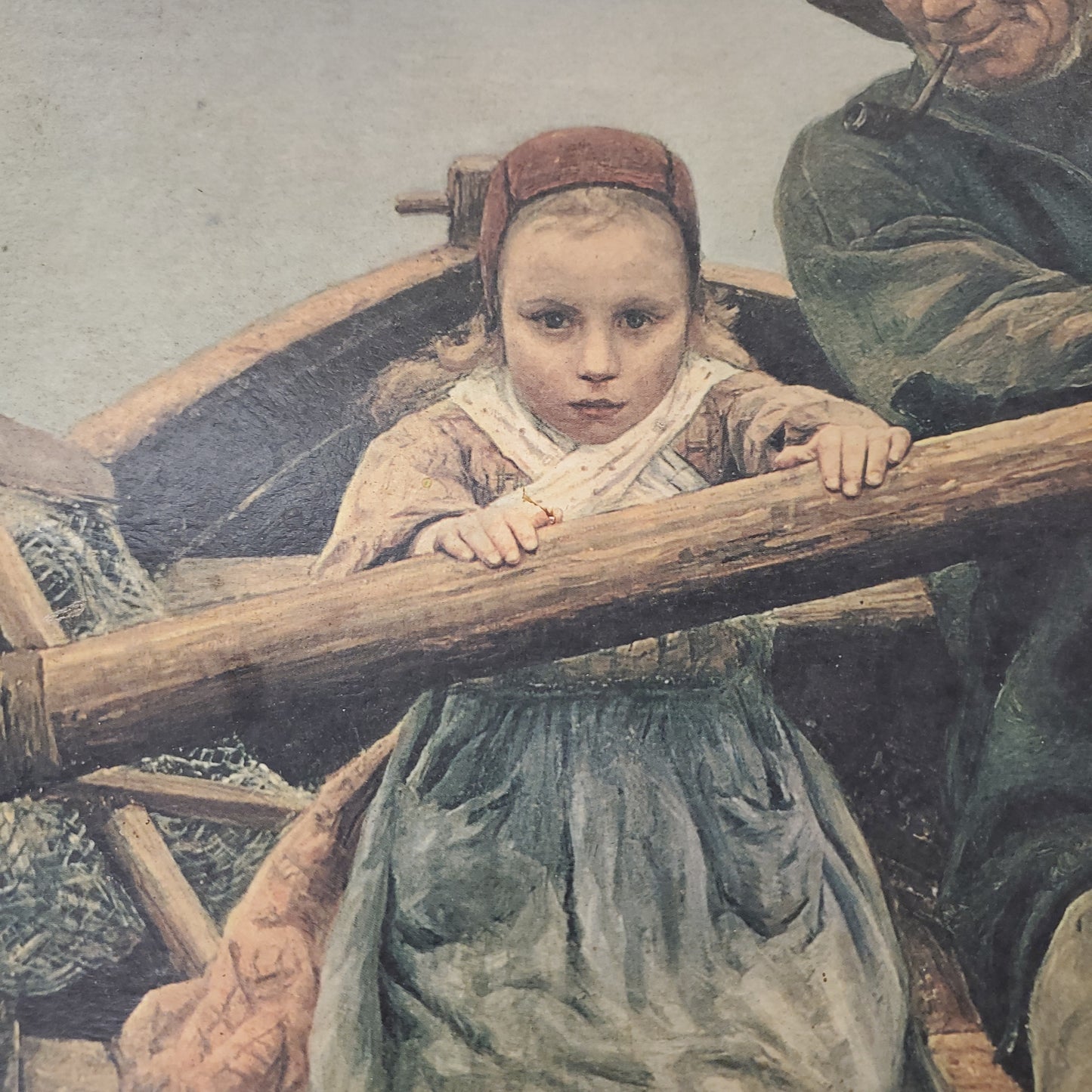 Helping Hands 1881 Print by Emile Renouf