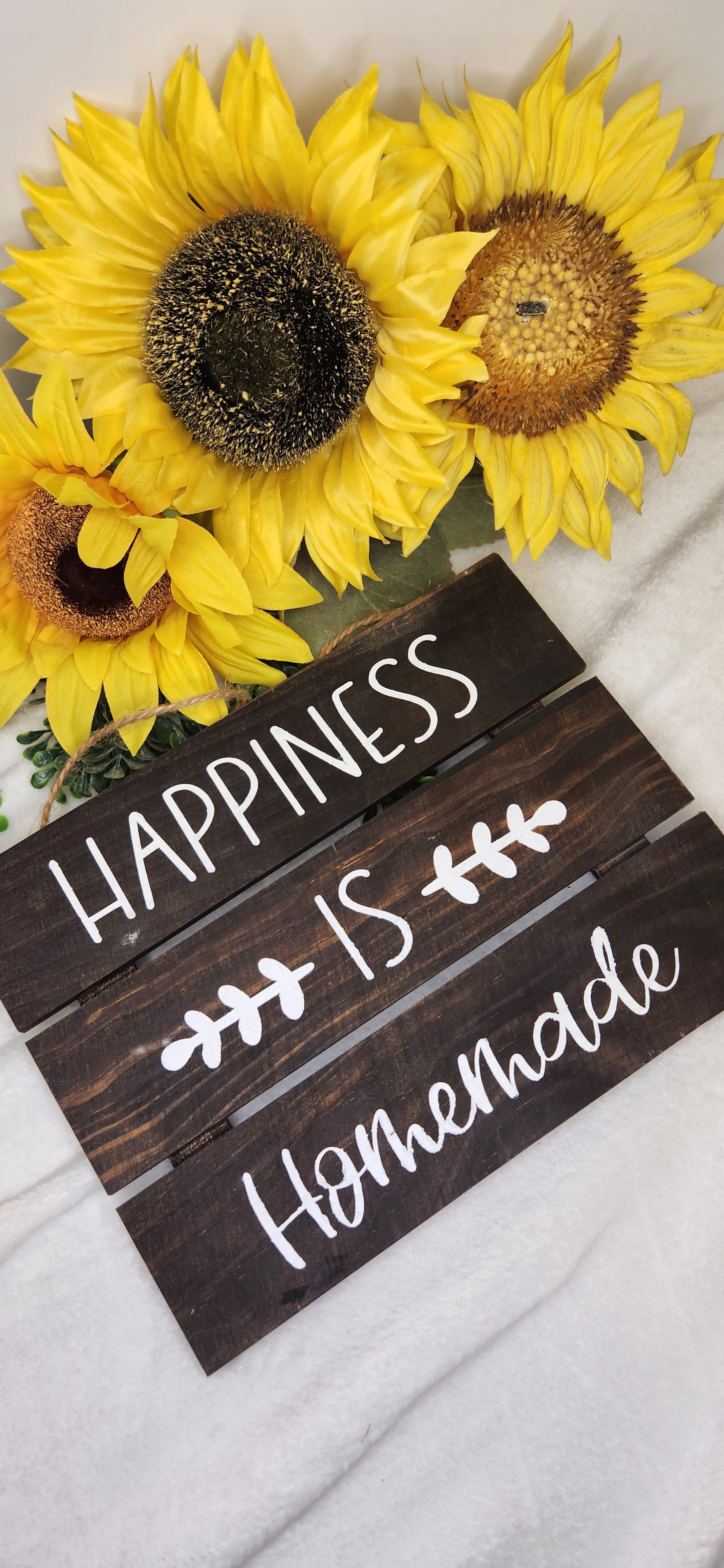 Happiness is Homemade Sign