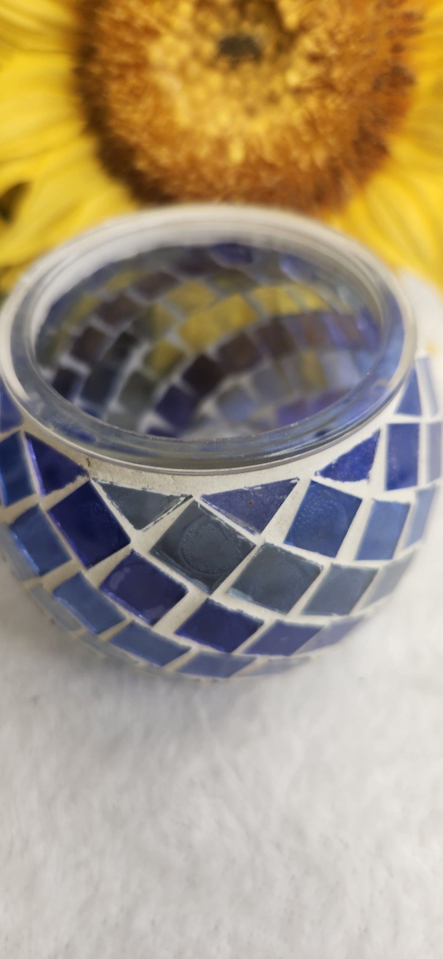 Blue Tea Light Holders