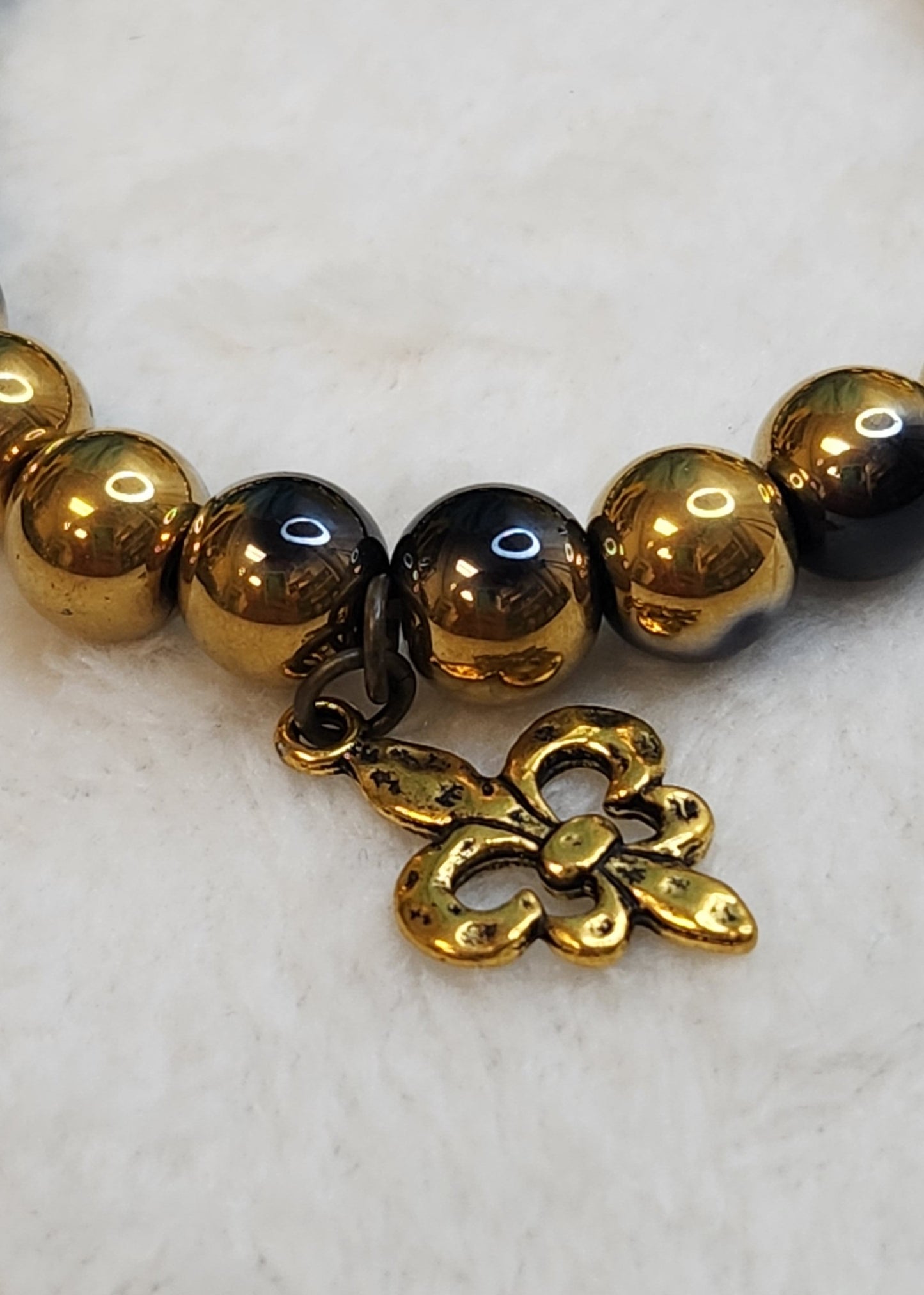 Handmade Saints Fan Bracelet - Football Accessories