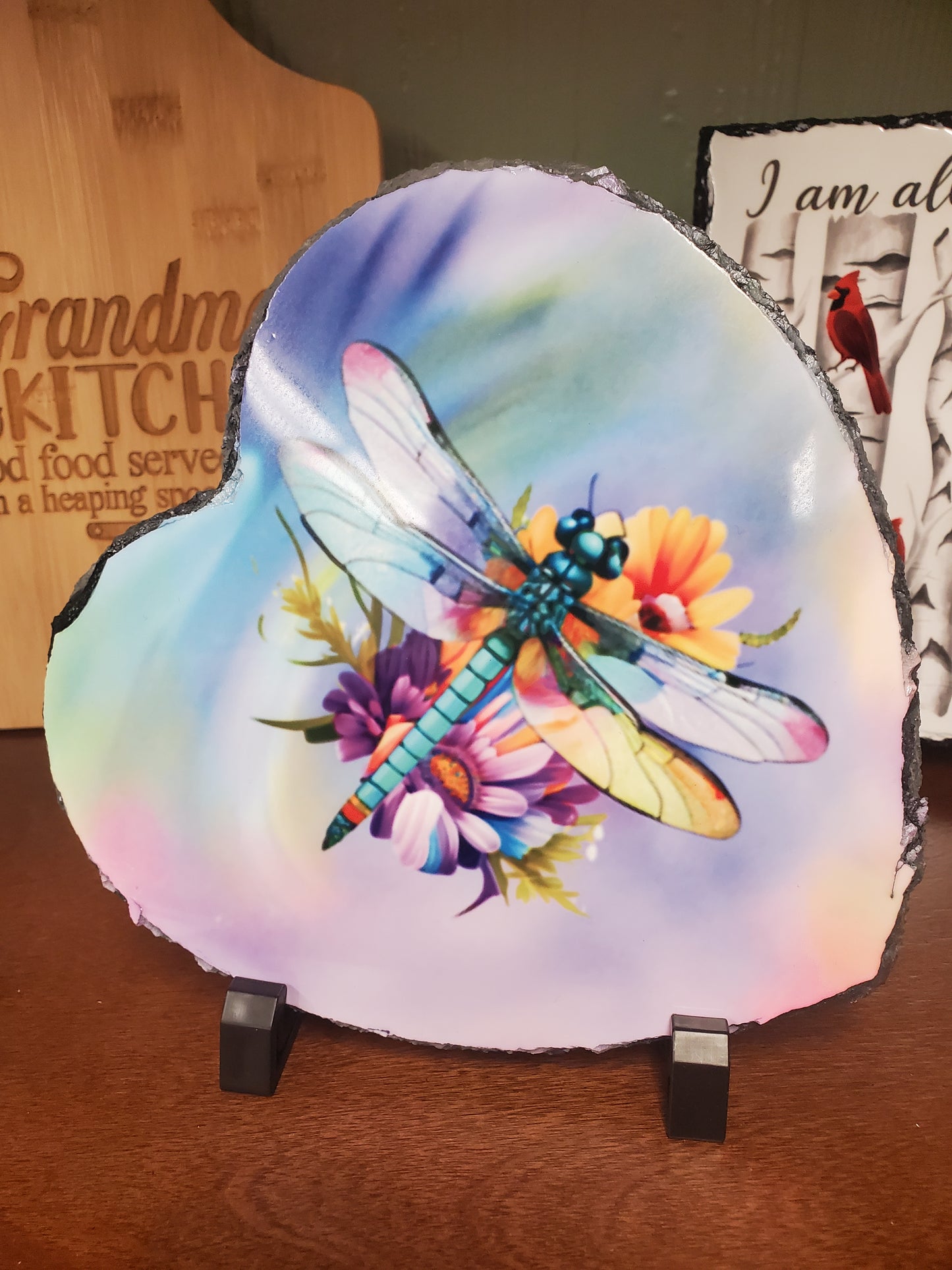 Large Decorative Heart Slates
