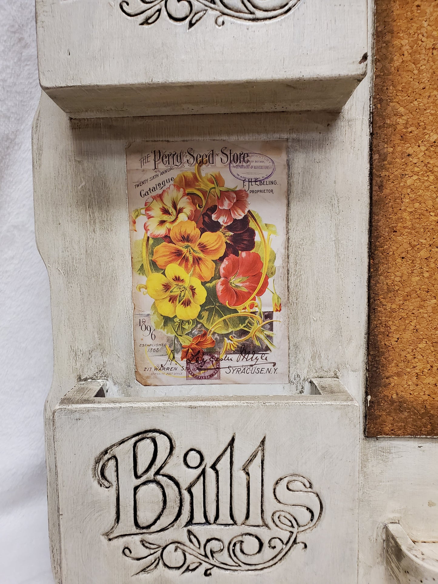 Handcrafted Letter and Bill Holder β by Ms. Linda Richard