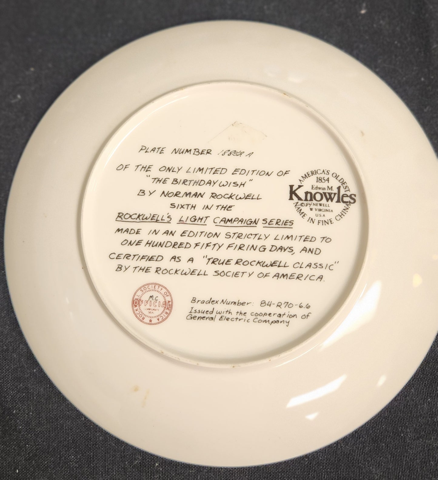 Rockwell Inspired Light Campaign Series Collector Plates - Patriotic Kitchen Decor