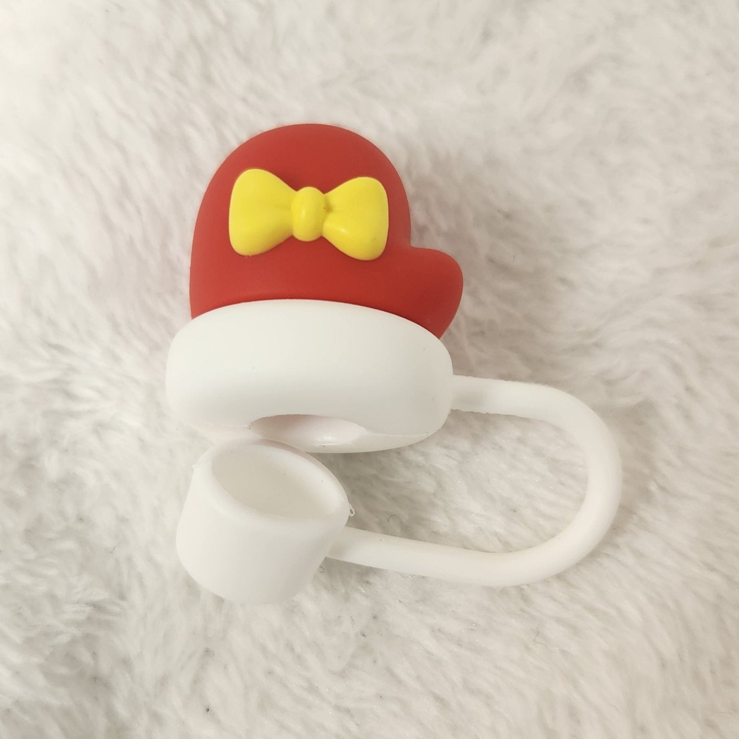 Festive 3-D Christmas Character Straw Topper for Holiday Fun