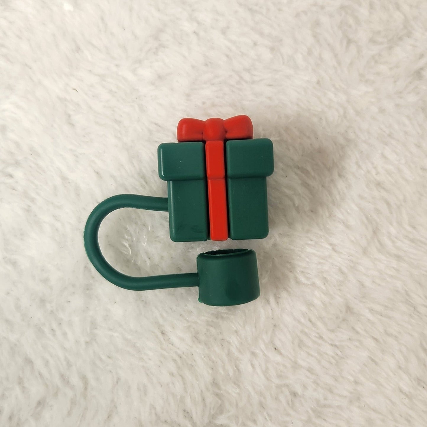 Festive 3-D Christmas Character Straw Topper for Holiday Fun