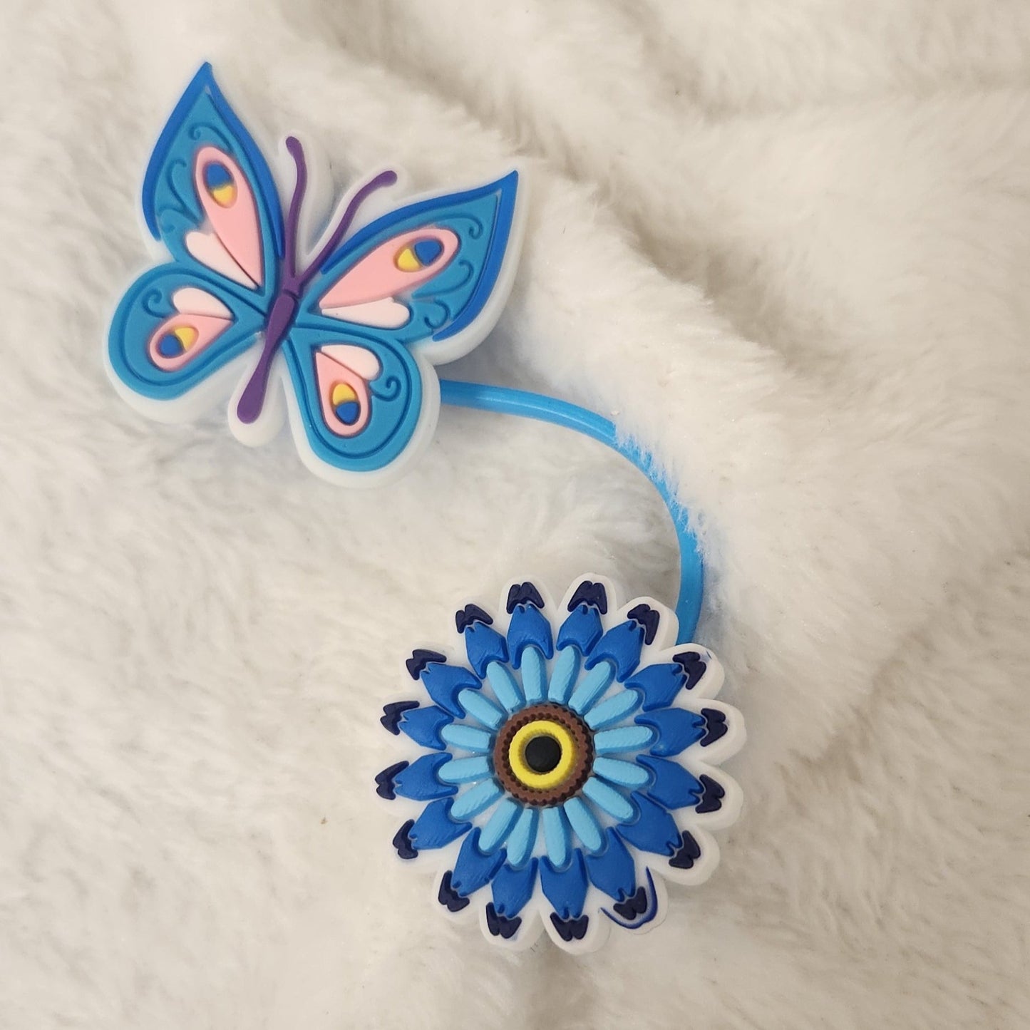 Whimsical Butterfly Straw Toppers for Fun Decor