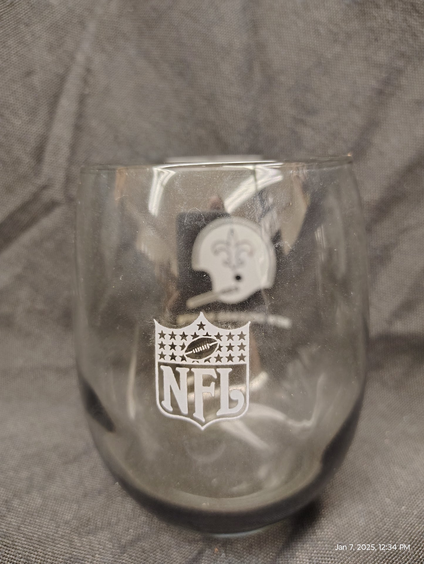 NFL Saints Glass Set