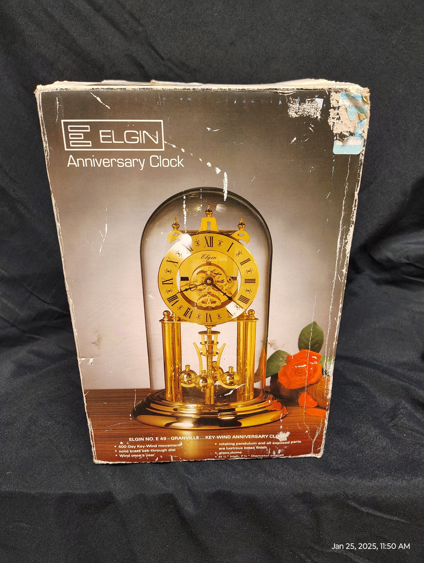 Elgin Anniversary Clock