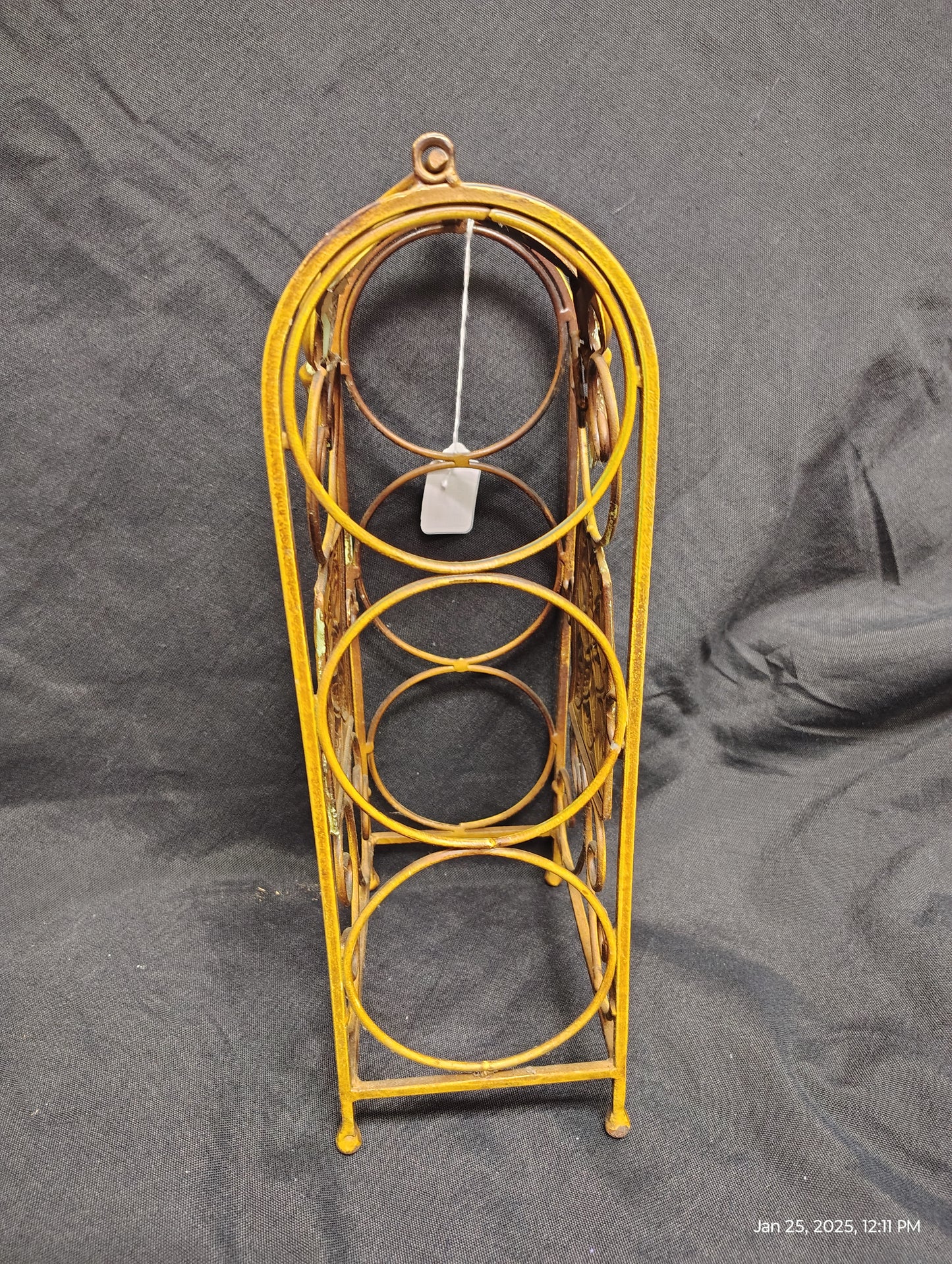 Ornate 3 Bottle Wine Holder
