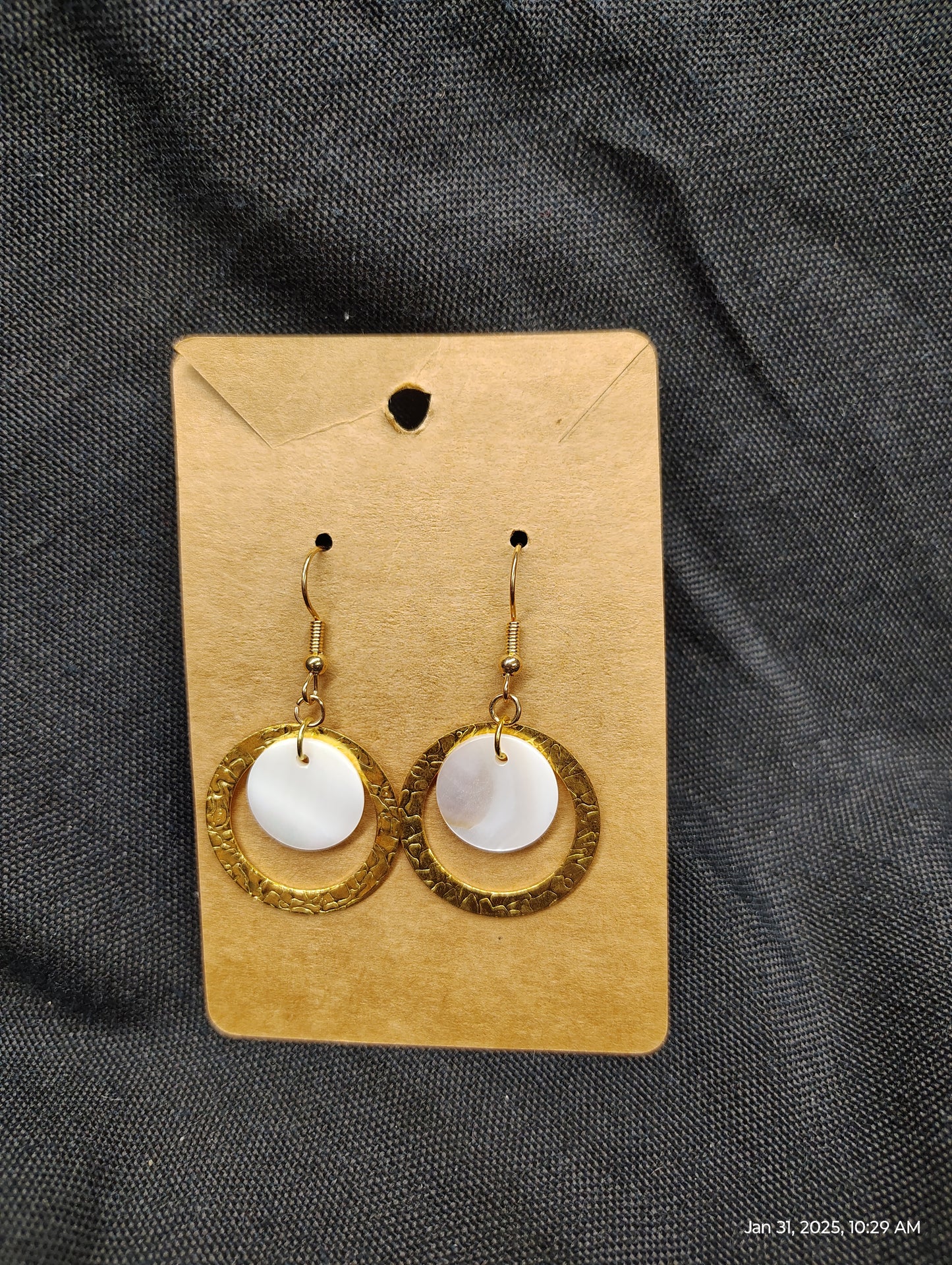 Circle Style Dangle Earrings by FL