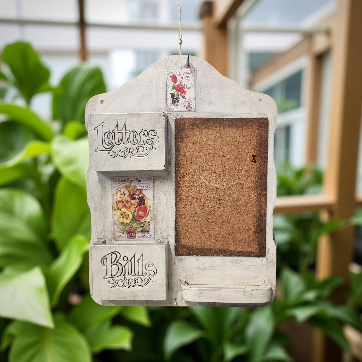 Handcrafted Letter and Bill Holder β by Ms. Linda Richard