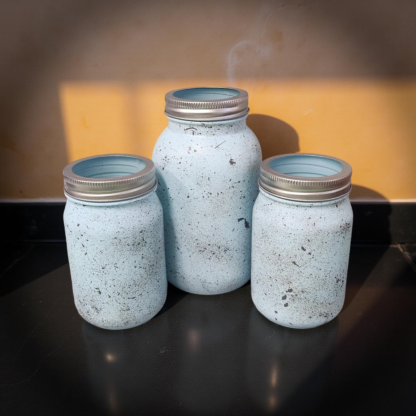 Rustic Kitchen Display (set of 3) Vintage Inspired Table Decor
