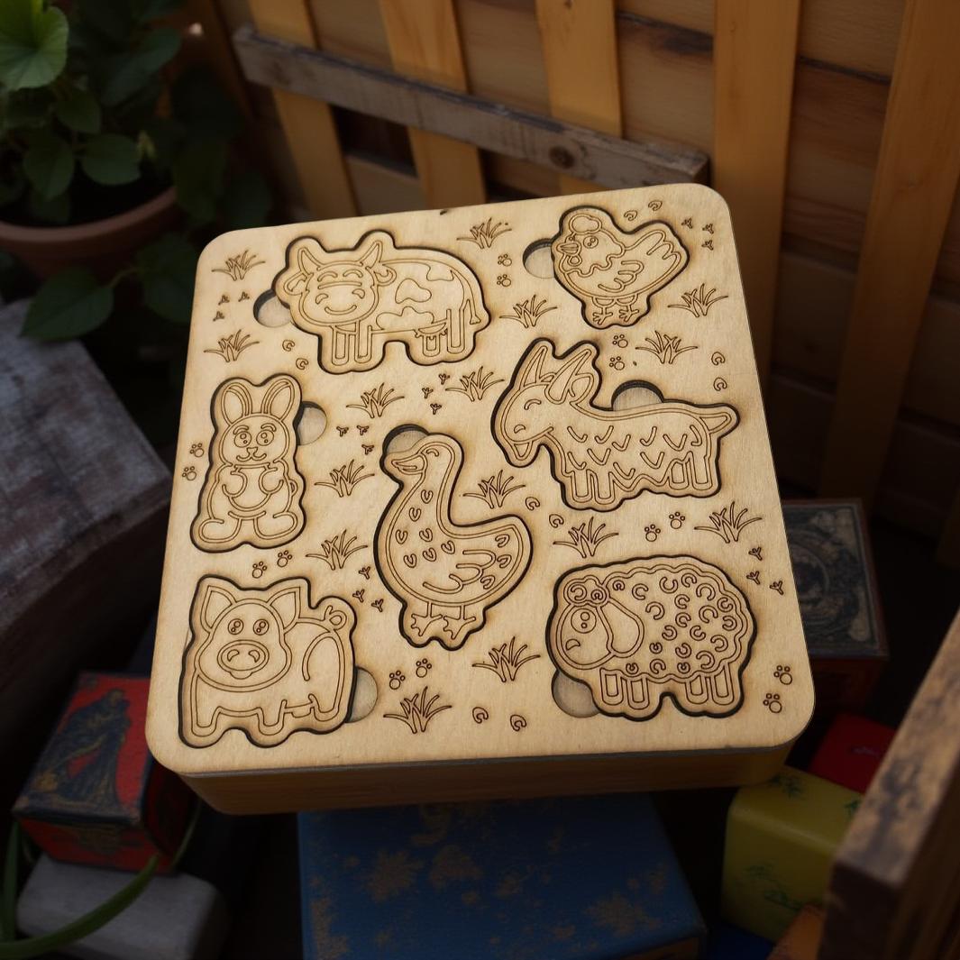 Wooden Engraved Puzzles