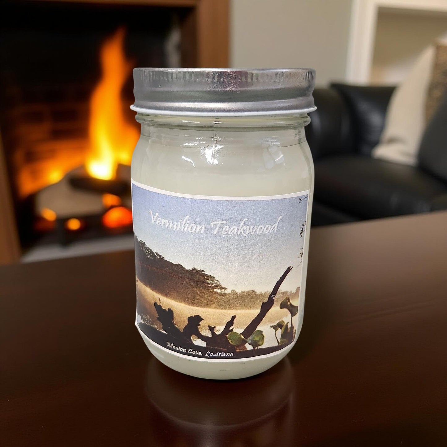 Mason Jar Luxury Wax Candles - Louisiana Scenery