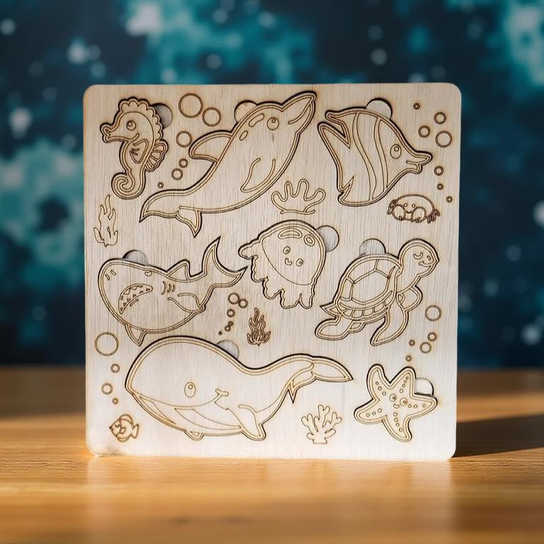 Wooden Engraved Puzzles