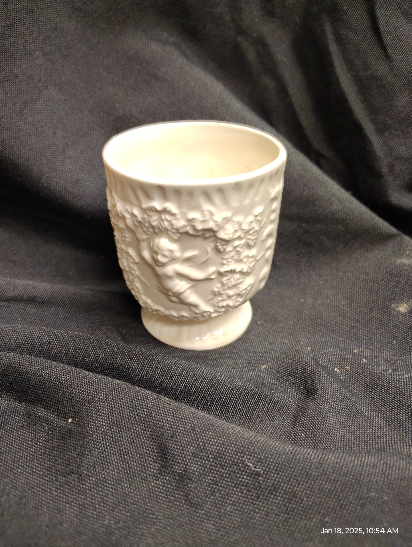 Lifton White Porcelain Toothpick Holder