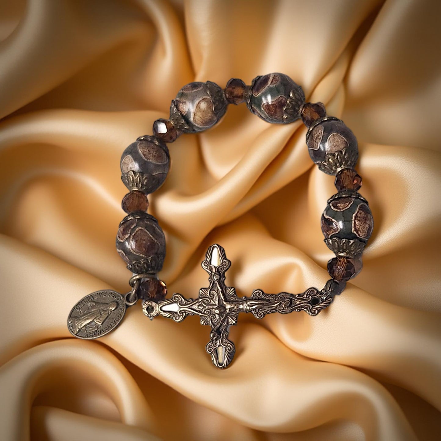Boho Tibetan Style Bracelet - Handcrafted Religious Jewelry