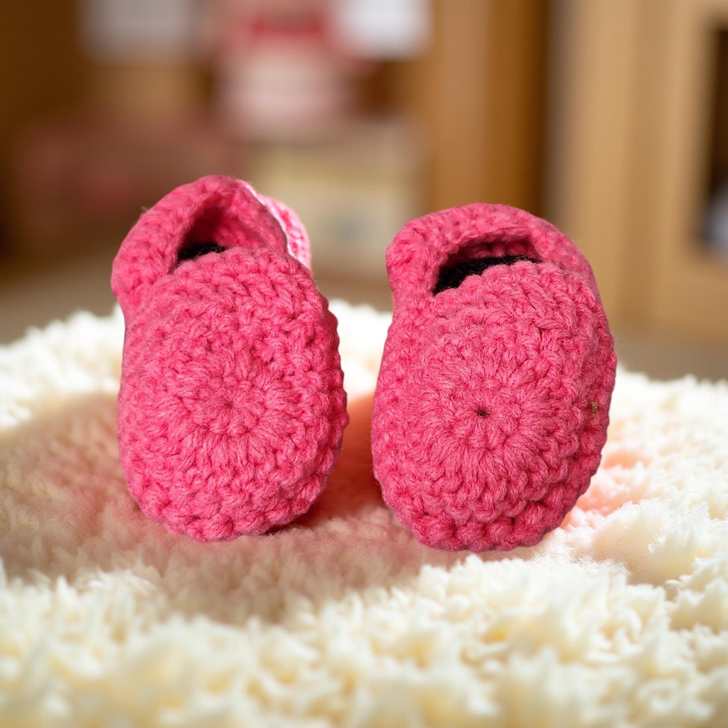 Handcrafted Infant Booties - Soft Sole Baby Shoes