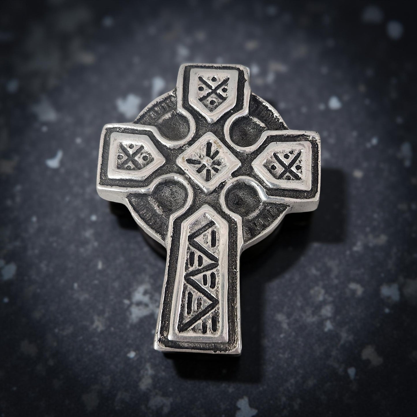 Ornate Silver Wall Hanging Crosses