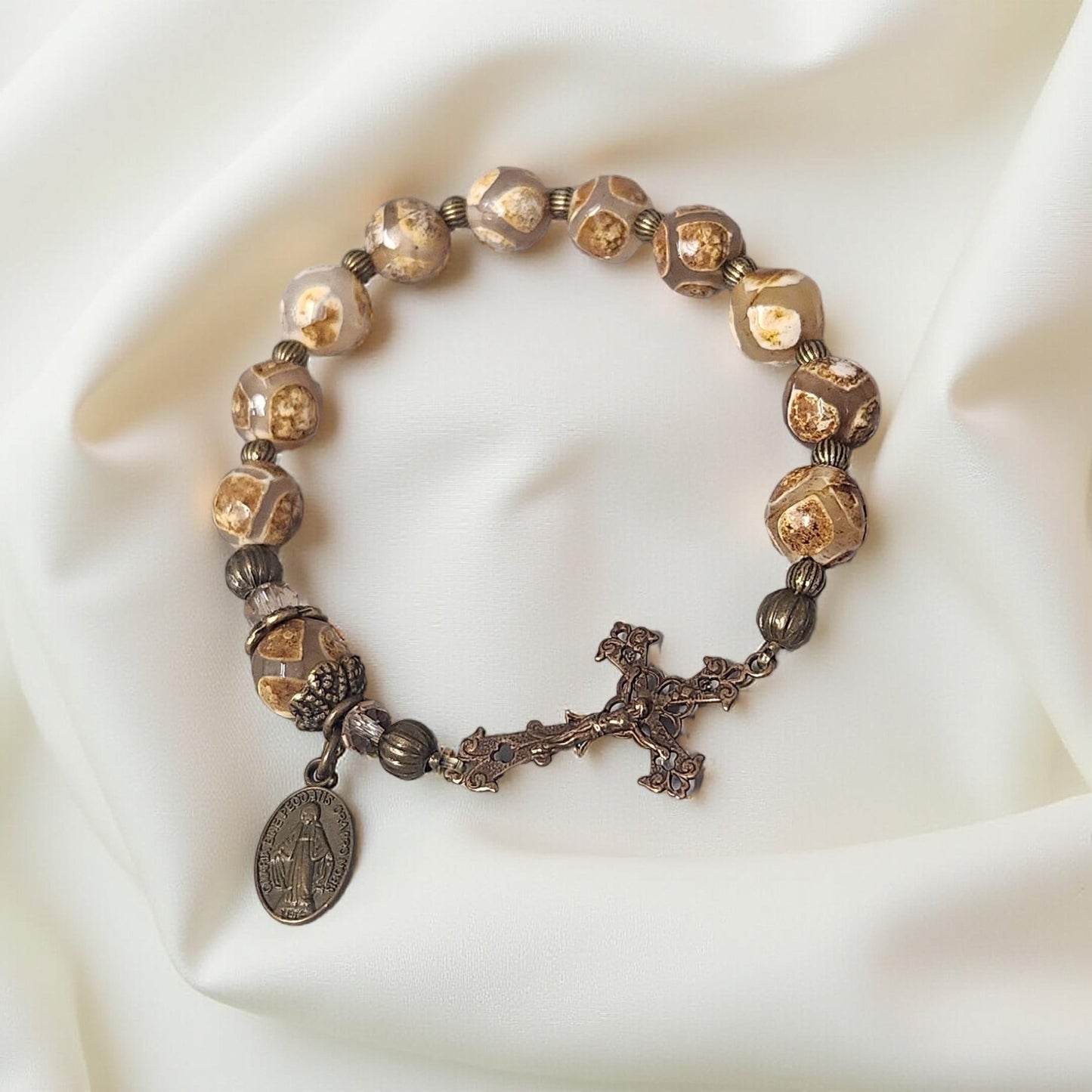 Boho Tibetan Style Bracelet - Handcrafted Religious Jewelry