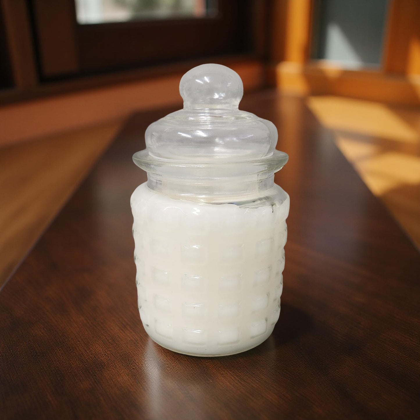 Luxury Wax Candles - Glass Jar with Lid