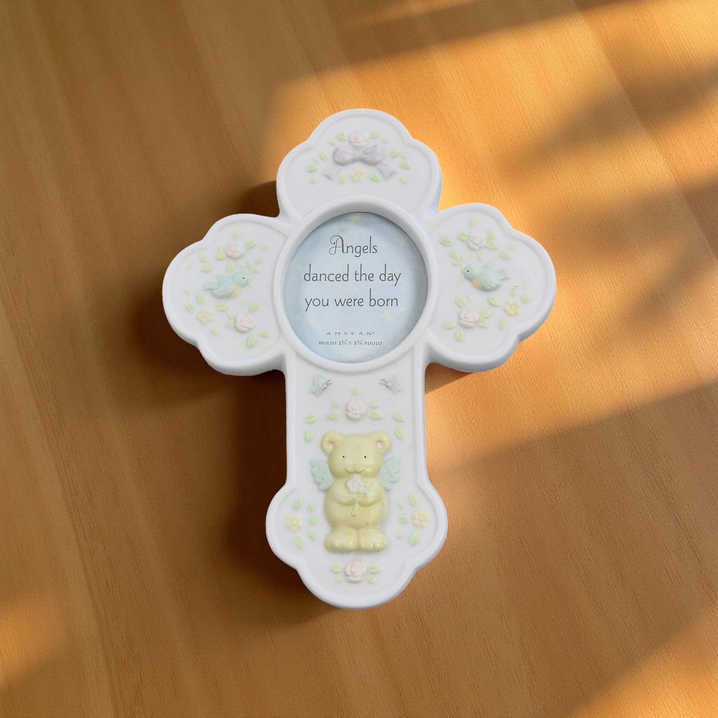 Amscan Inc Cross Photo Frame - Wall Hanging, Keepsake Decor