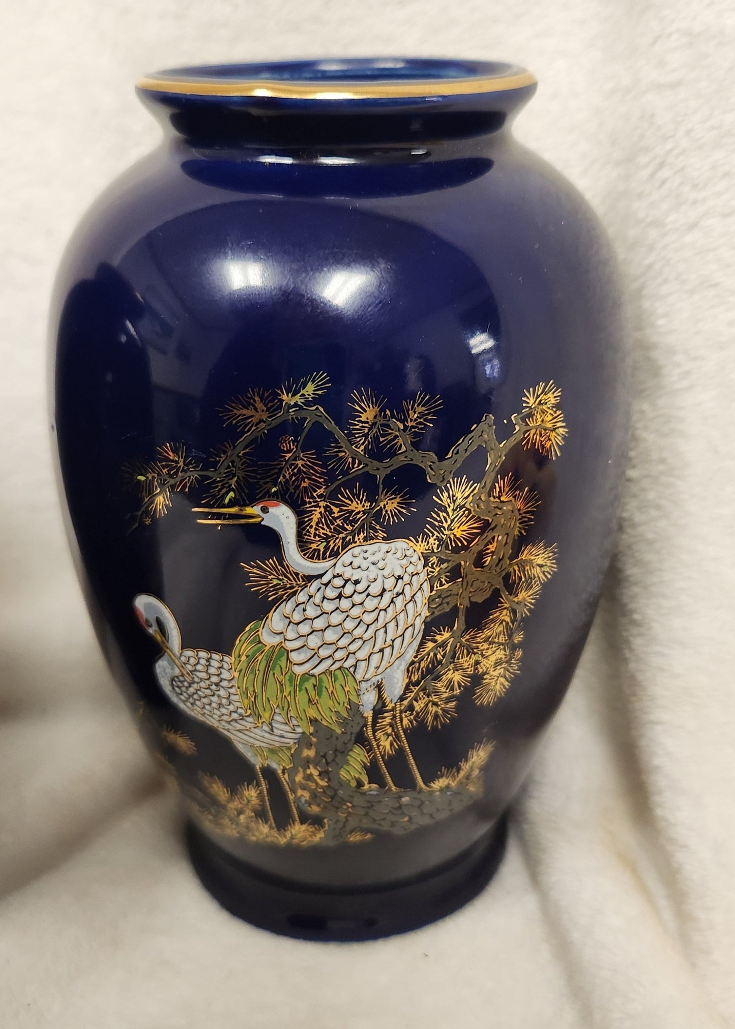 Vintage Cobalt Blue ARDCO Vase - Made in Japan