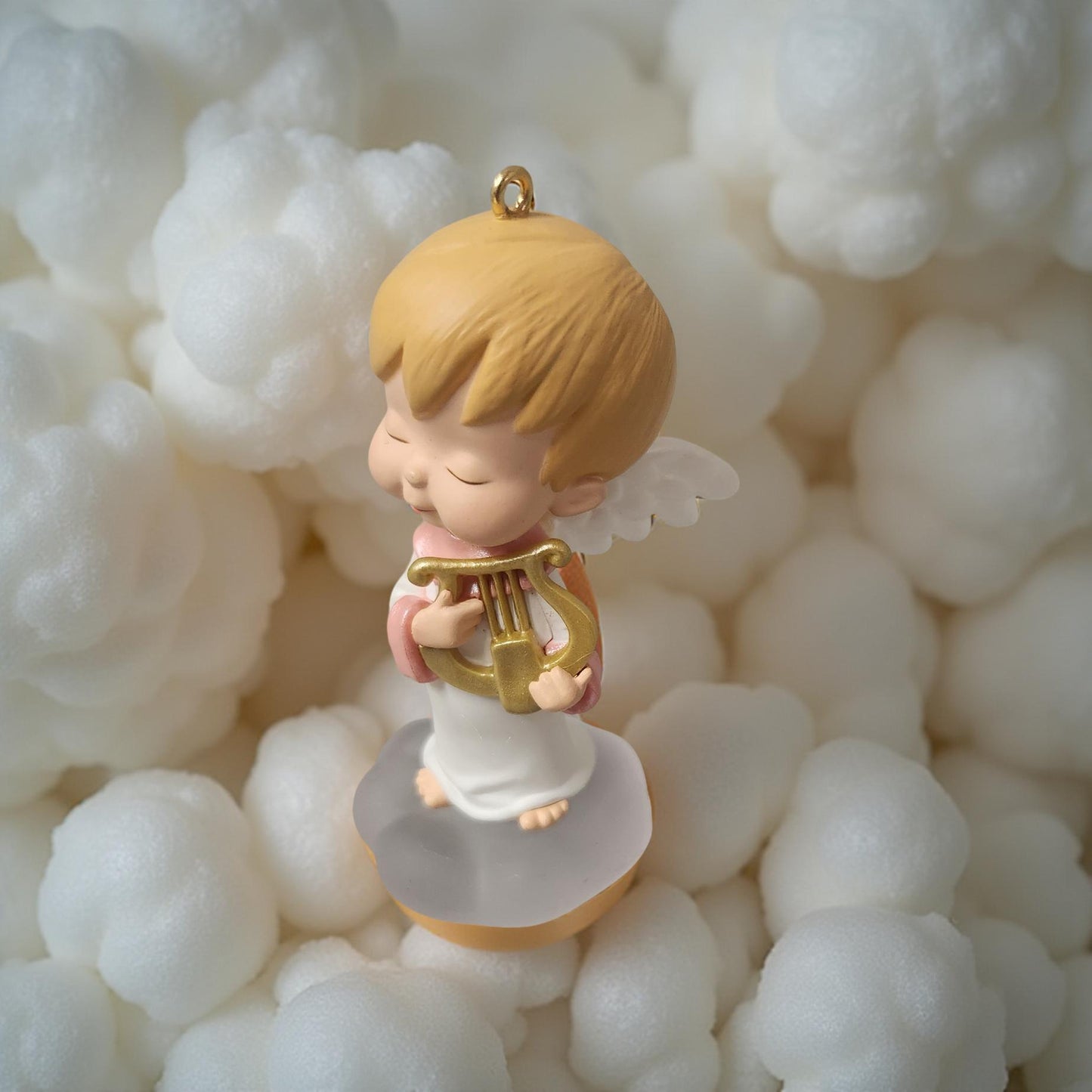 Vintage 2001 Resin Mary's Angel Chrysantha Hallmark Ornament