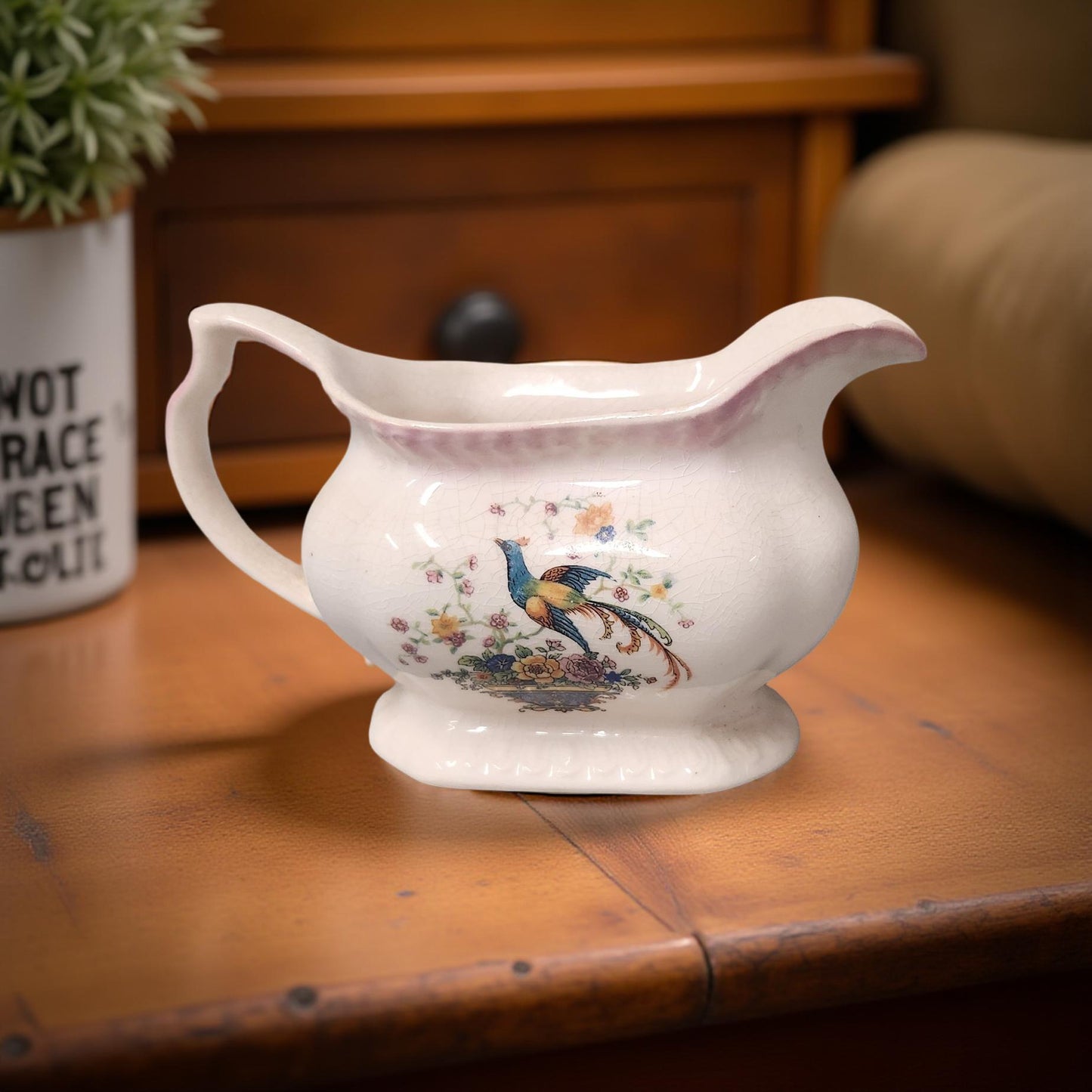 Vintage Salem Heirloom Birds of Paradise Carafe