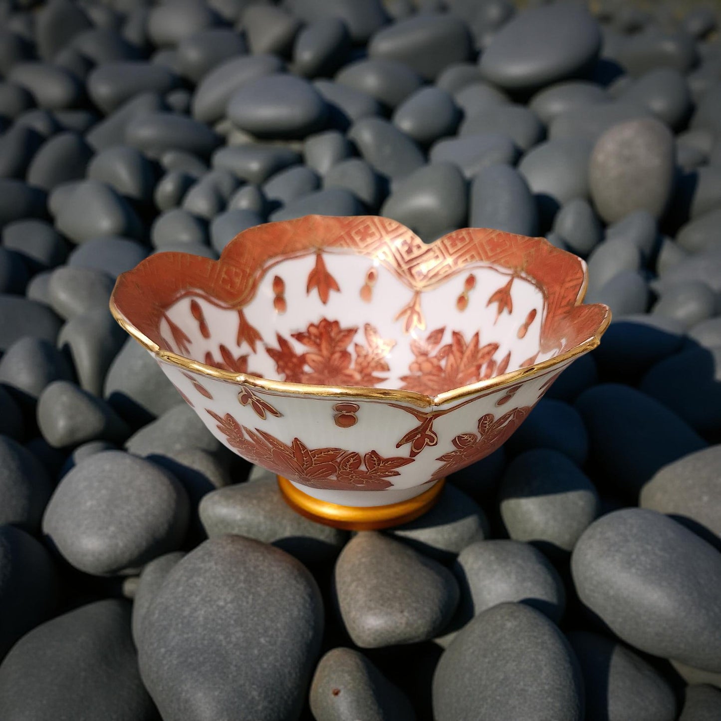 Vintage Japanese Firebird Bowl – 6" Diameter