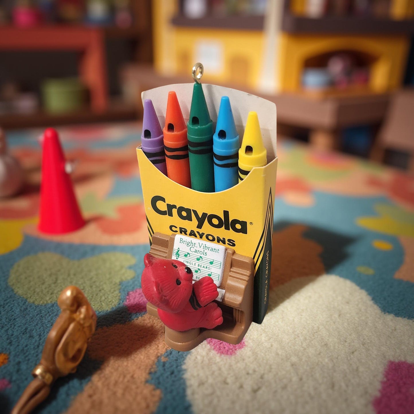 Vibrant Carols Ornament - Crayola Bright Hallmark Collection