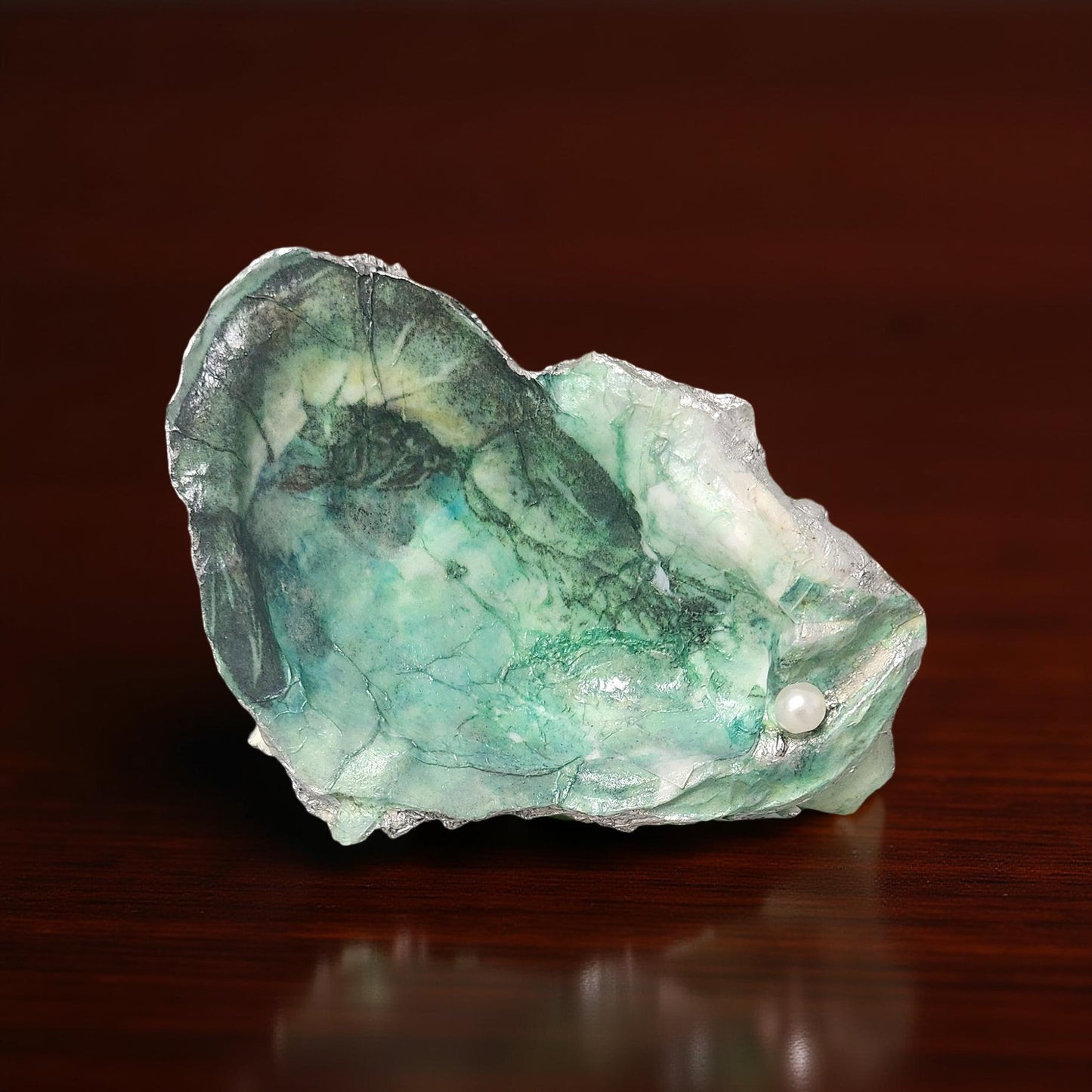 Decorative Louisiana Oyster Shell Art - Hand-crafted