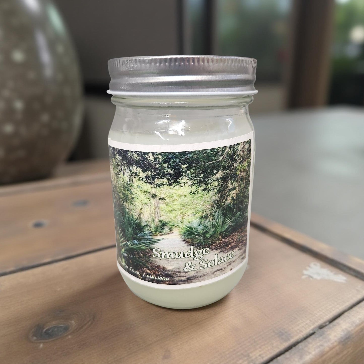 Mason Jar Luxury Wax Candles - Louisiana Scenery