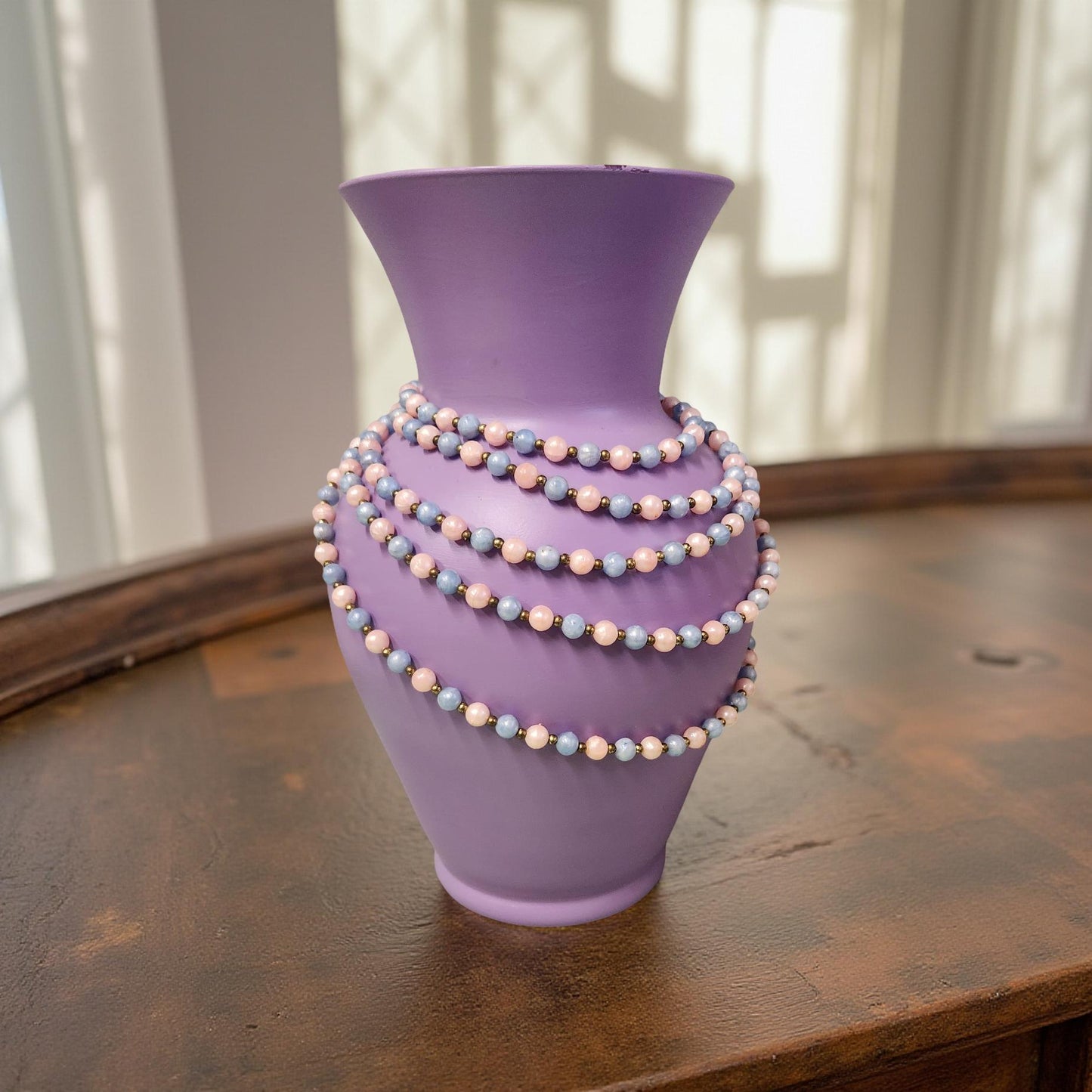 Rustic Kitchen Table Centerpiece, Vintage Style Vase - Home Decor