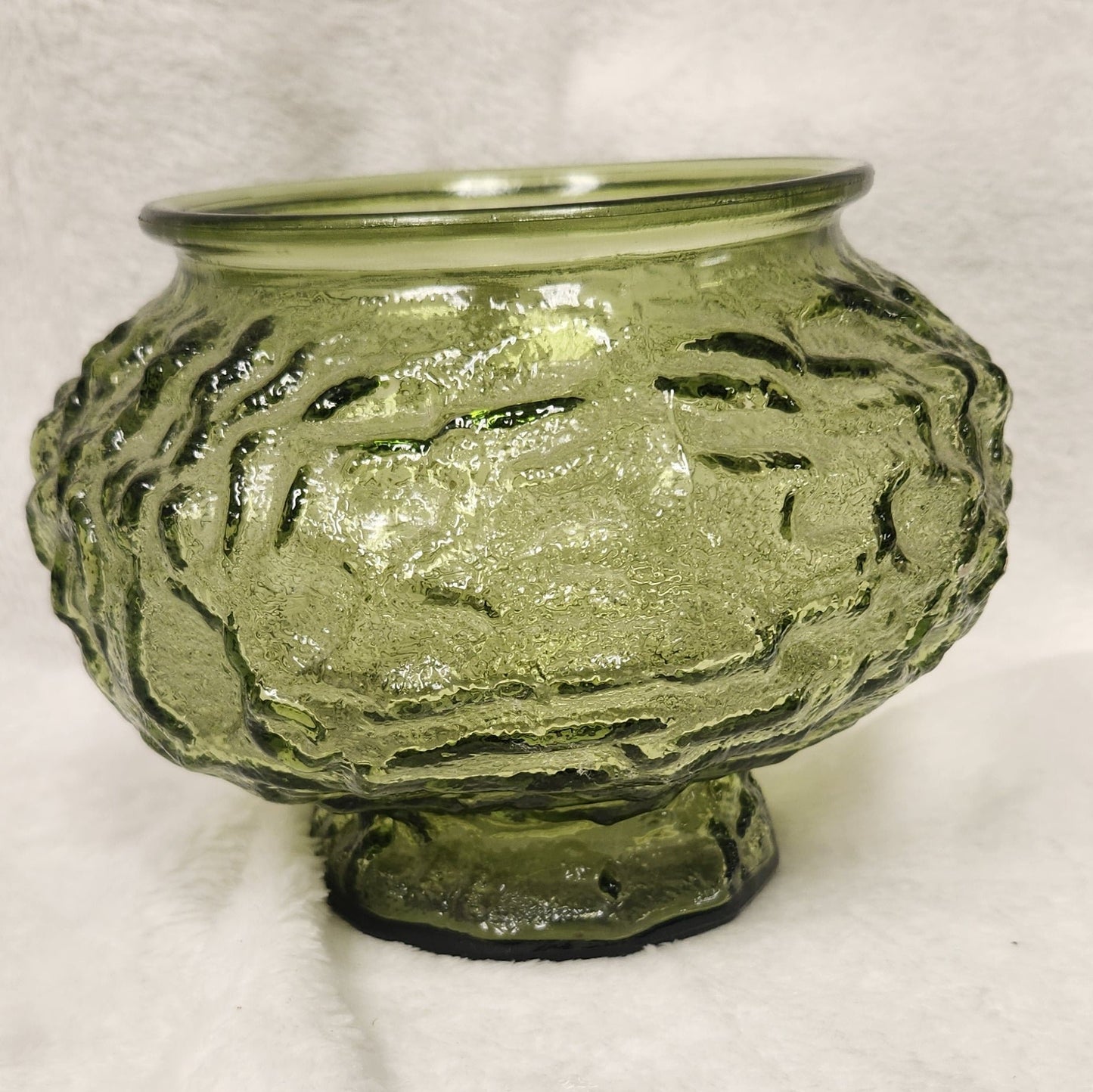 Indiana Glass Co and EO Brody - Avocado Serving Dish