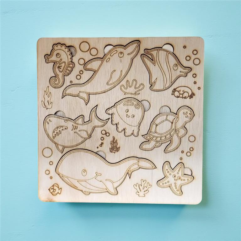 Wooden Engraved Puzzles