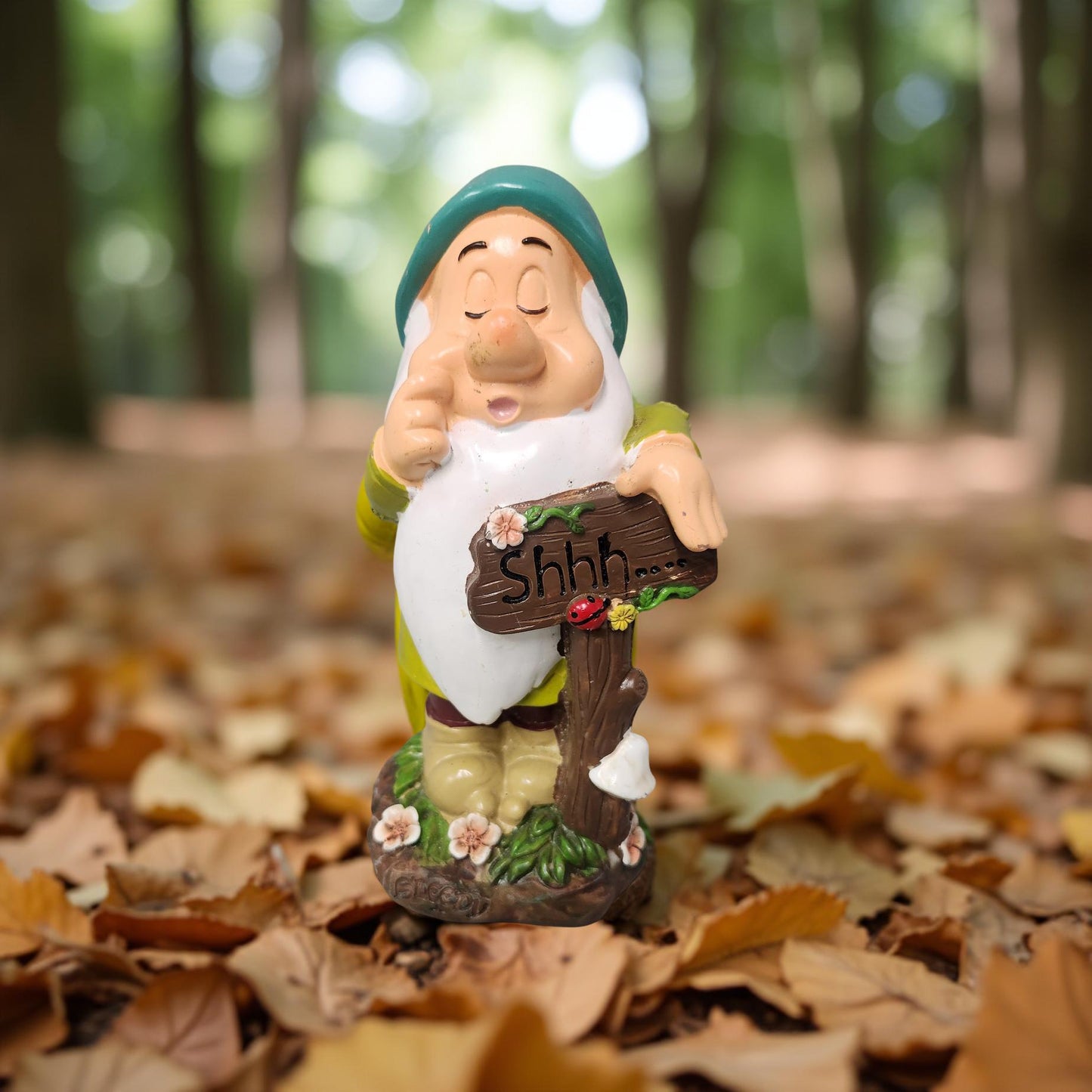 8″ Dopey Garden Statue – Snow White & the Seven Dwarfs