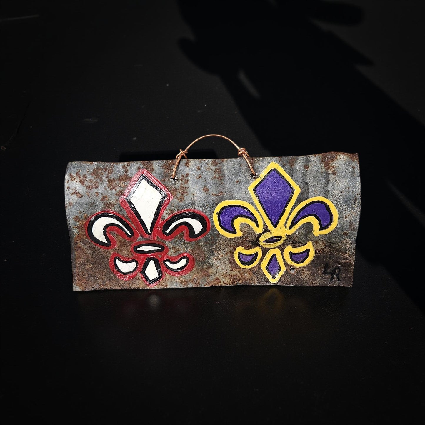 LSU and UL Football Tins