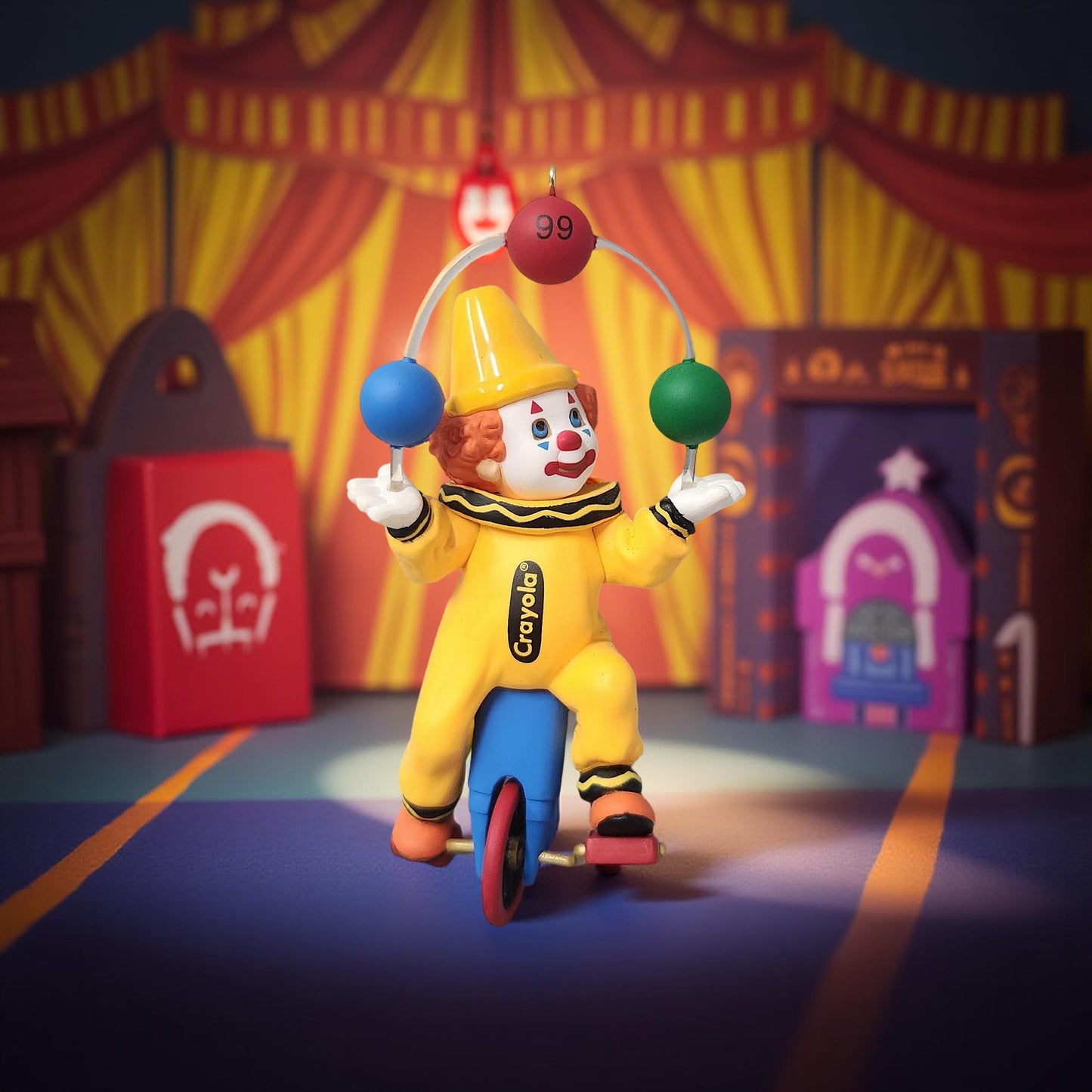 Clowning Around Ornament - Crayola Bright Hallmark Collection