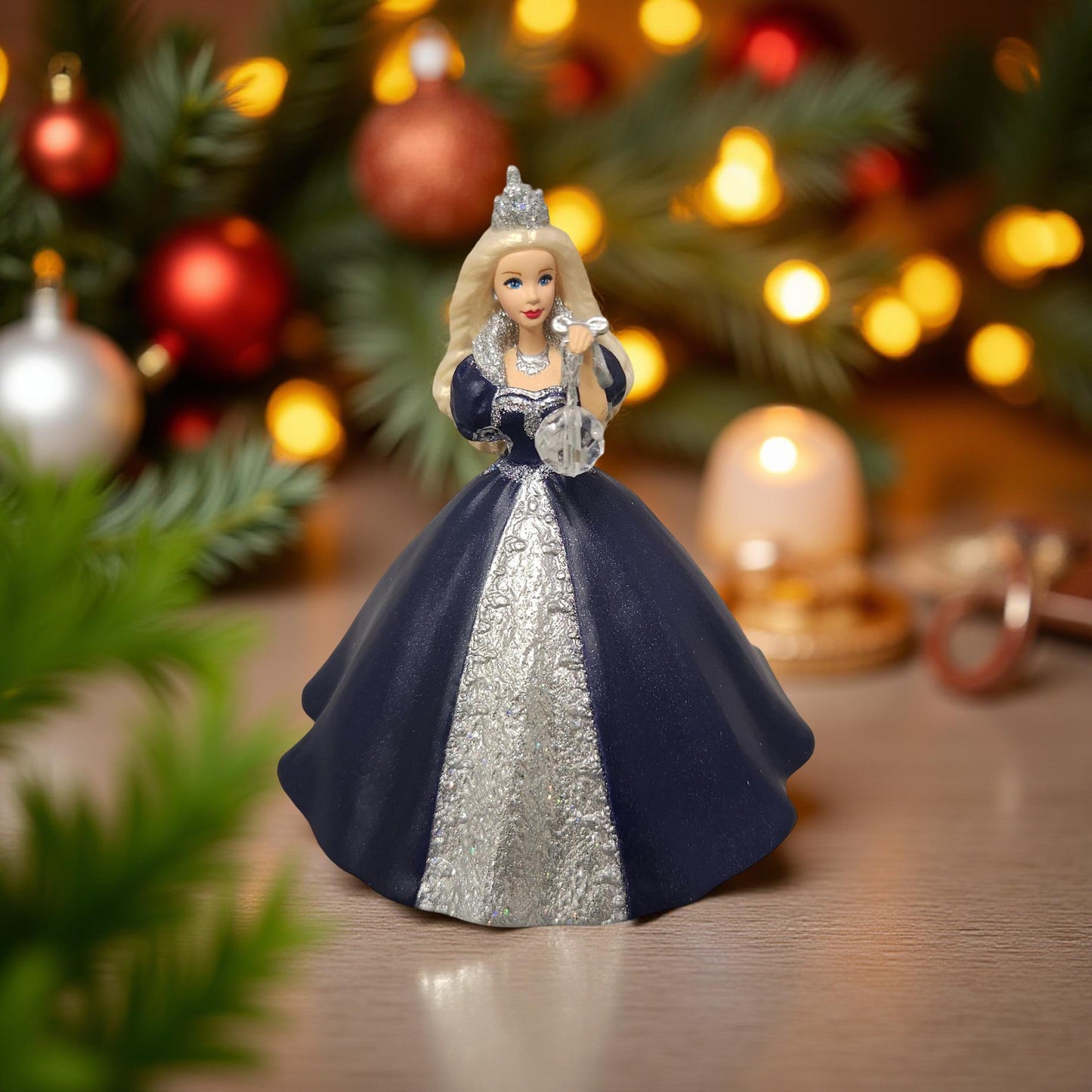 1999 Collectible Barbie Holiday Ornaments - Retro Vintage Hallmark Collection