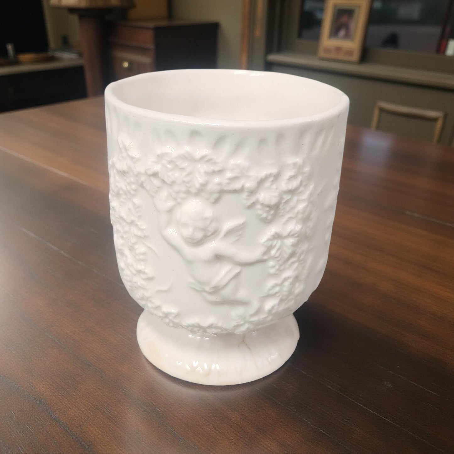 Lifton White Porcelain Toothpick Holder